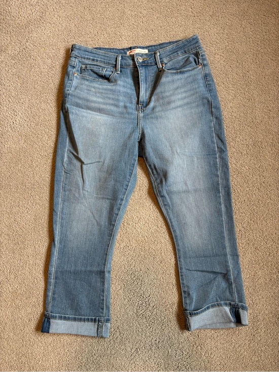 Signature by Levi Strauss Denim - Signature by Levi Strauss Light Blue Cropped Jeans